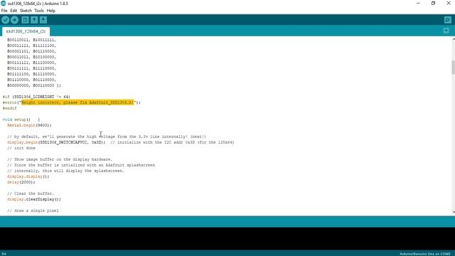 Arduino OLED 128x64 i2c display tutorial