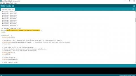 Arduino OLED 128x64 i2c display tutorial