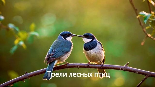 Красивое пение лесных птиц смотреть онлайн