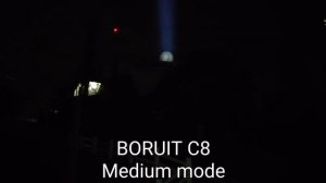 BORUIT C8 FLASHLIGHT THROWER 1000 METERS OSRAM LED