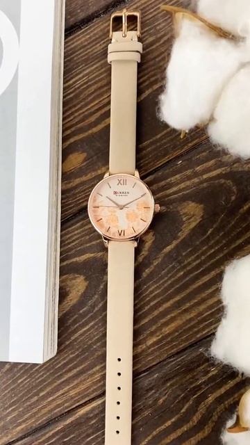 Обзор часов Curren 9065PU Cuprum-Milk смотреть онлайн