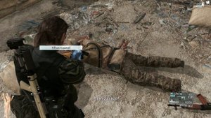 Metal Gear Solid V The Phantom Pain Прохождение  Останки горящего человека