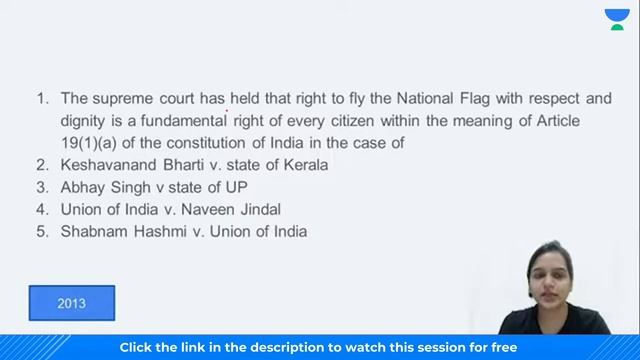 Constitution | PYQ on RJS | Crack Judiciary | Vishivani Bansal  | Unacademy Judiciary