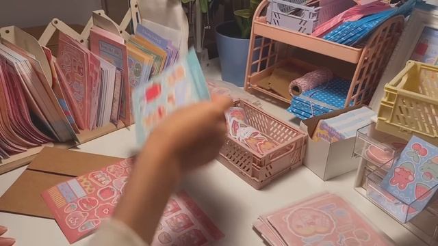 packing orders orders for my small business 🍄 asmr no music / talking смотреть онлайн