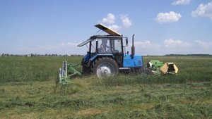 Косилка дисковая Samacz на передней навеске МТЗ 82 (4 метра за 1 проход)