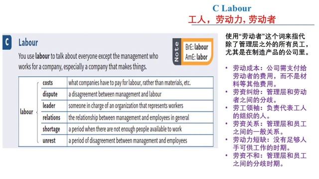 06 课 business vocabulary in use 剑桥商务英语 第6课 people and workplaces 职场英语 business English