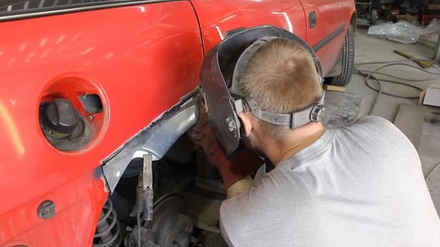 Ремонт opel vectra b 1.8 - коррозия арок и части порога , коррозия пятой двери и покраска крыла смотреть онлайн