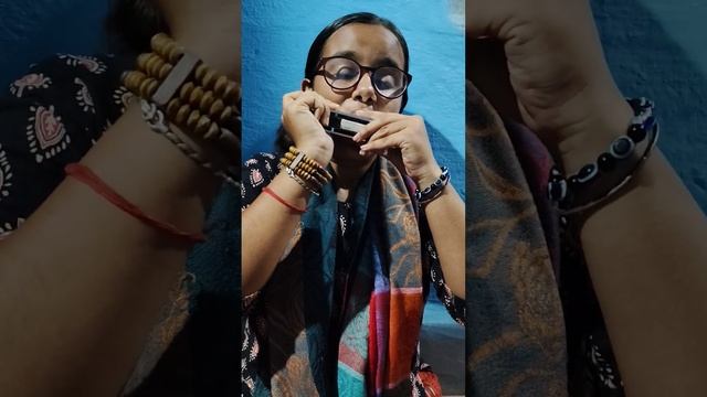 Bhalobeshe Sokhi Nibrite Jotone||Rabindra Sangeet||Harmonica Cover||Koushani Mazumdar смотреть онлайн
