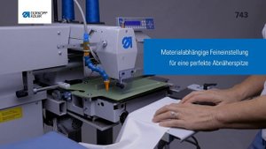 Dürkopp Adler 743: Универсальная швейная установка для вытачек и складок на поясе