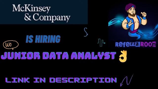 McKinsey & Company JOB 👏 | Role :- Junior Data Analyst 💥 | Location :- Gurugram | Apply NOW 👇👇