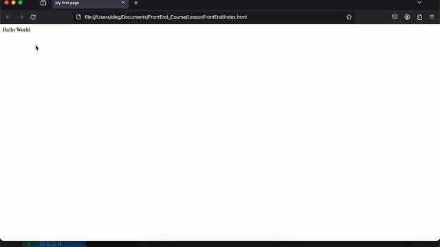 Front End Fast Course