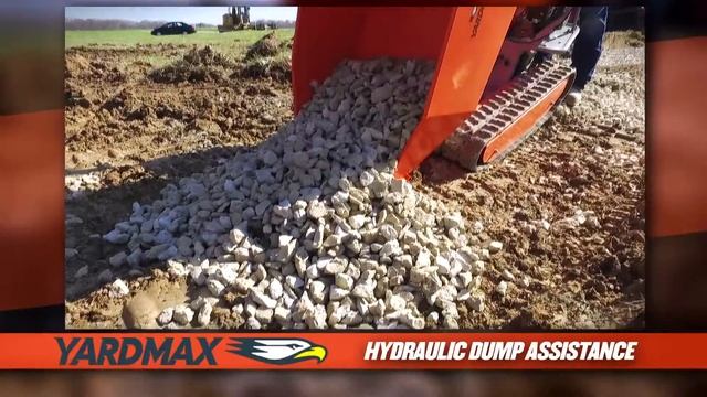 Features & Benefits of the YARDMAX 1100lb Trackbarrow w Hydraulic Assist Pour Hopper смотреть онлайн
