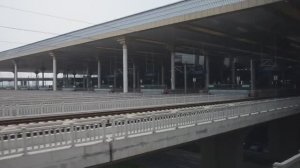 Поезд ВСМ рейса G1. Пересечение Янцзы и станция Нанкин