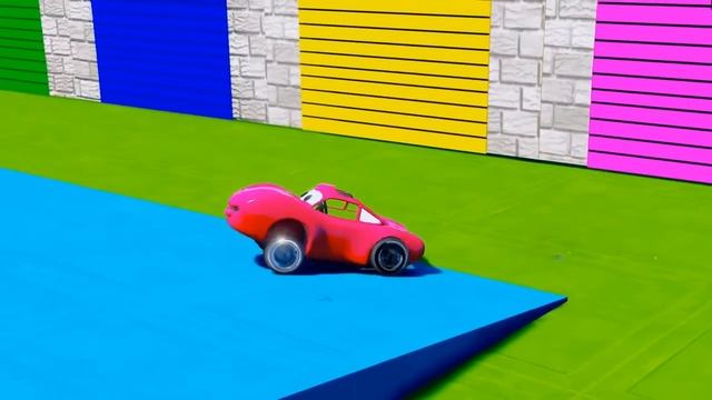 Грузовик Мэтр ищет Цвета Молнии МакКуина. Изучаем Цвета на Английском Языке с Диснеевскими Машинами смотреть онлайн