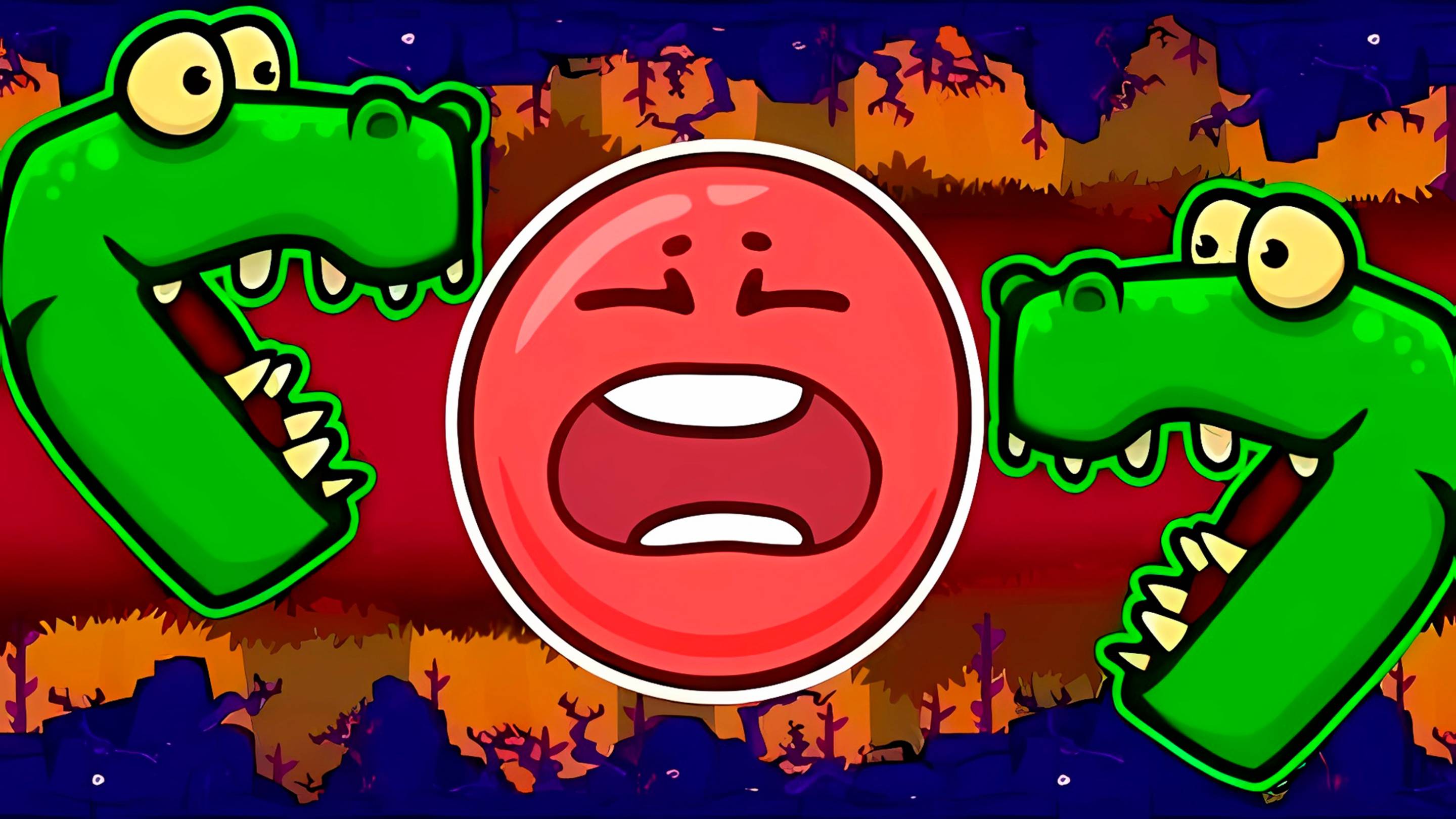 КРАСНЫЙ ШАР. Затерянный остров. Серия 10. Испытания. Часть 1. ИГРА Red Ball на Хвостик ТВ смотреть онлайн