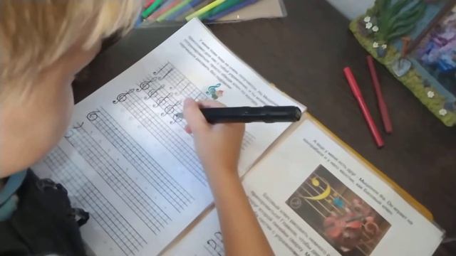 учимся читать ноты с программой софт Моцарт, Денис, 7 лет смотреть онлайн