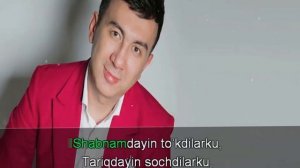BOTIR QODIROV - EY DIL , KARAOKE QO`SHIQ MATNI (original minus)