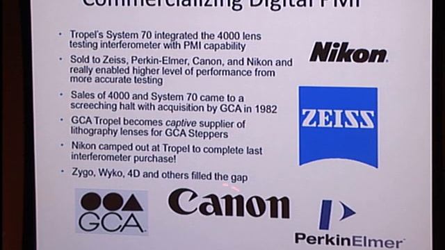 Colloquium: John Bruning - Phase Measuring Interferometry – Roles in the microelectronics... смотреть онлайн