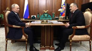 Владимир Путин встретился с главой Дагестана Сергеем Меликовым