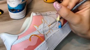 Кастом кроссовок NIKE. О красках Angelus, Tair