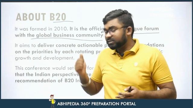 UPSC CSE 2023 | To The Point | Current Affairs Series | Business 20 By G20 | Rohit Sir