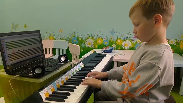 Soft Mozart Academy 2022-2023: Artem 7 plays Can-Can чтение с листа Р4