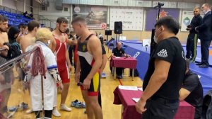Взвешивание борцов 97 кг Первенство России U24