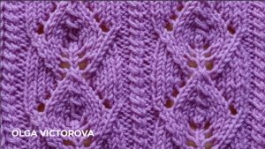 457 АЖУРНЫЕ ДОРОЖКИ СПИЦАМИ Вязание Узоры спицами