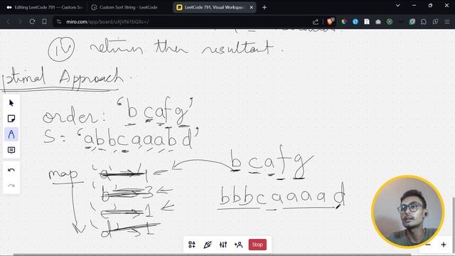 LeetCode 791 |  Custom Sort String | Hashing | All approaches explained | Code + Notes