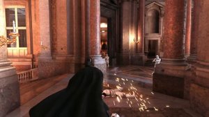 Звёздные войны.
Дарт Вейдер в Храме Джедаев.