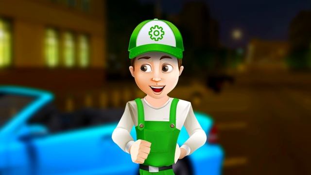 Fire trucks and police cars for children. Fire trucks for children kids - Handy Andy смотреть онлайн