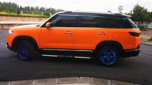 #baicq7 BAIC Q7 ĐẦU TIÊN LÊN MÀU CAM MATTE