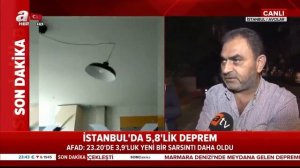 SON DAKİKA : İstanbul'da 3,9'luk Yeni Bir Deprem Daha Meydana Geldi | A Haber