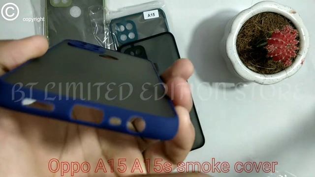 Oppo A15 A15s smoke cover with camera protection 🔥 BT Limited Edition Store
