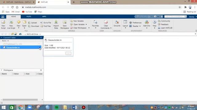 Eliminasi Gauss-Jordan dengan Matlab (metode Numerik)