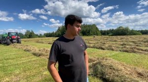 Очередное пополнение в табуне/ Уже заготовили 6000 тюков сена/ Фермерское хозяйство