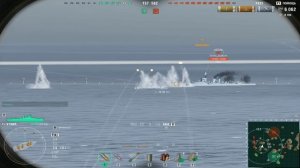 Линкор Tiger vs эсминец.Игра WorldOfWarShips