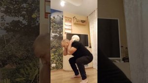 утро разминка с гирей