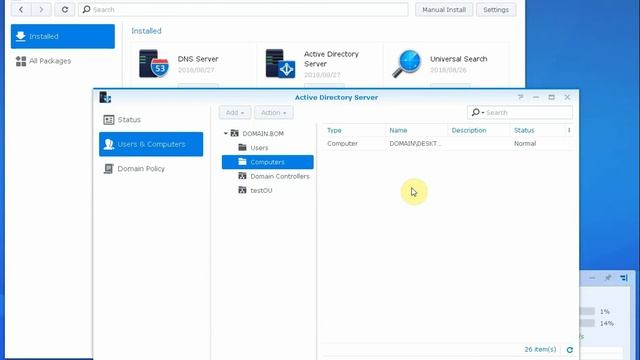 Synology Active Directory Server смотреть онлайн