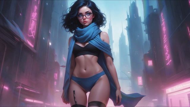 Chillout Synthwave Music  for Focus  and Work