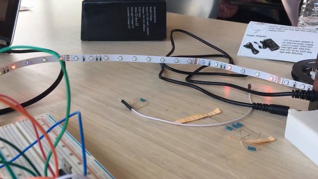 Controlling an RGB LED strip with an Arduino Uno
