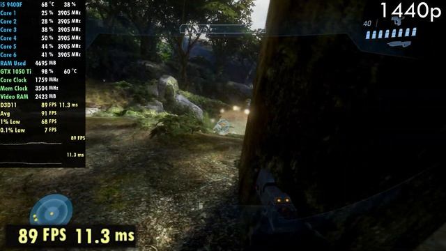 Halo 3 - GTX 1050Ti - i5 9400F - 1080p - 1440p - 4K - Gameplay Benchmark смотреть онлайн