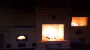 Барбекю Камин в беседке