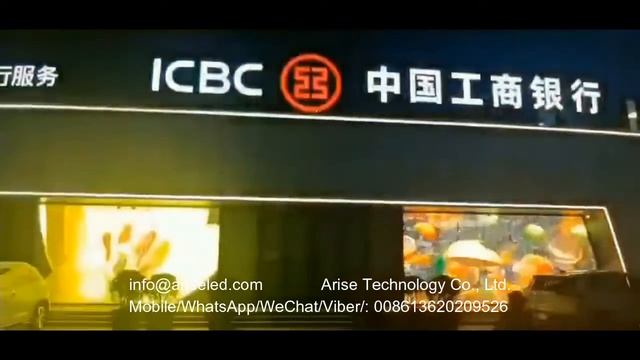 Customized slim light weight Adhesive Transparent LED Display Indoor soft Transparent Led Screen Tr