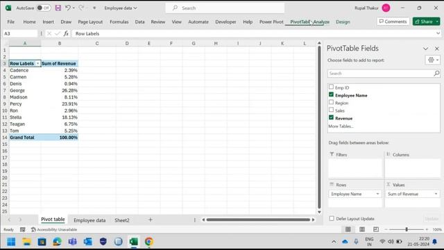 PIVOT TABLE in MS EXCEL #excelskills - MS EXCEL BEGINNER TO ADVANCED SERIES