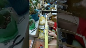 подготовка авиамодели к обтяжке лавсаном, нанесение клея=prepearing for covering by film F2D model