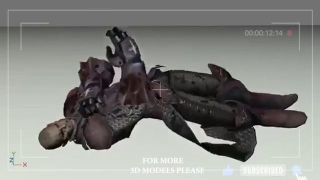 Injur character 3D model смотреть онлайн