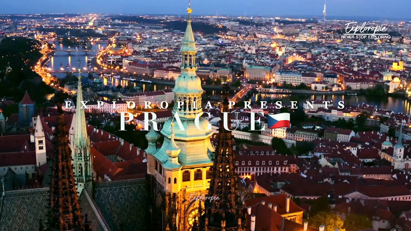 Prague, Czech Republic .Drone Video 🇨🇿 in [4K ULTRA HD] смотреть онлайн