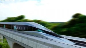 Прототип сверхскоростного поезда на магнитной подвеске
