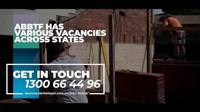 ABBTF - Bricklaying Apprenticeship vacancies in Australia
